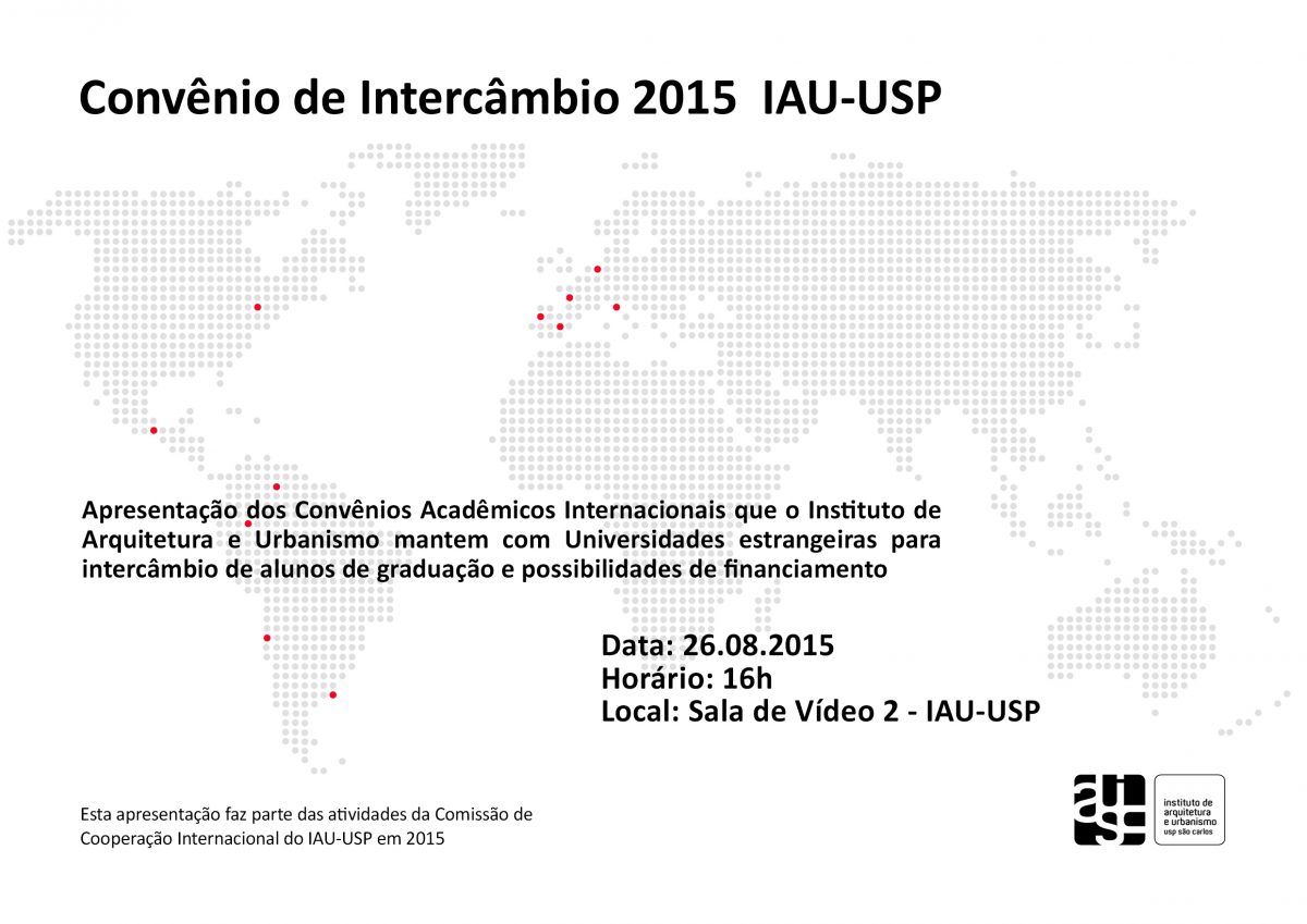 Cartazes 2015 Projeto Memória IAU USP Acervo